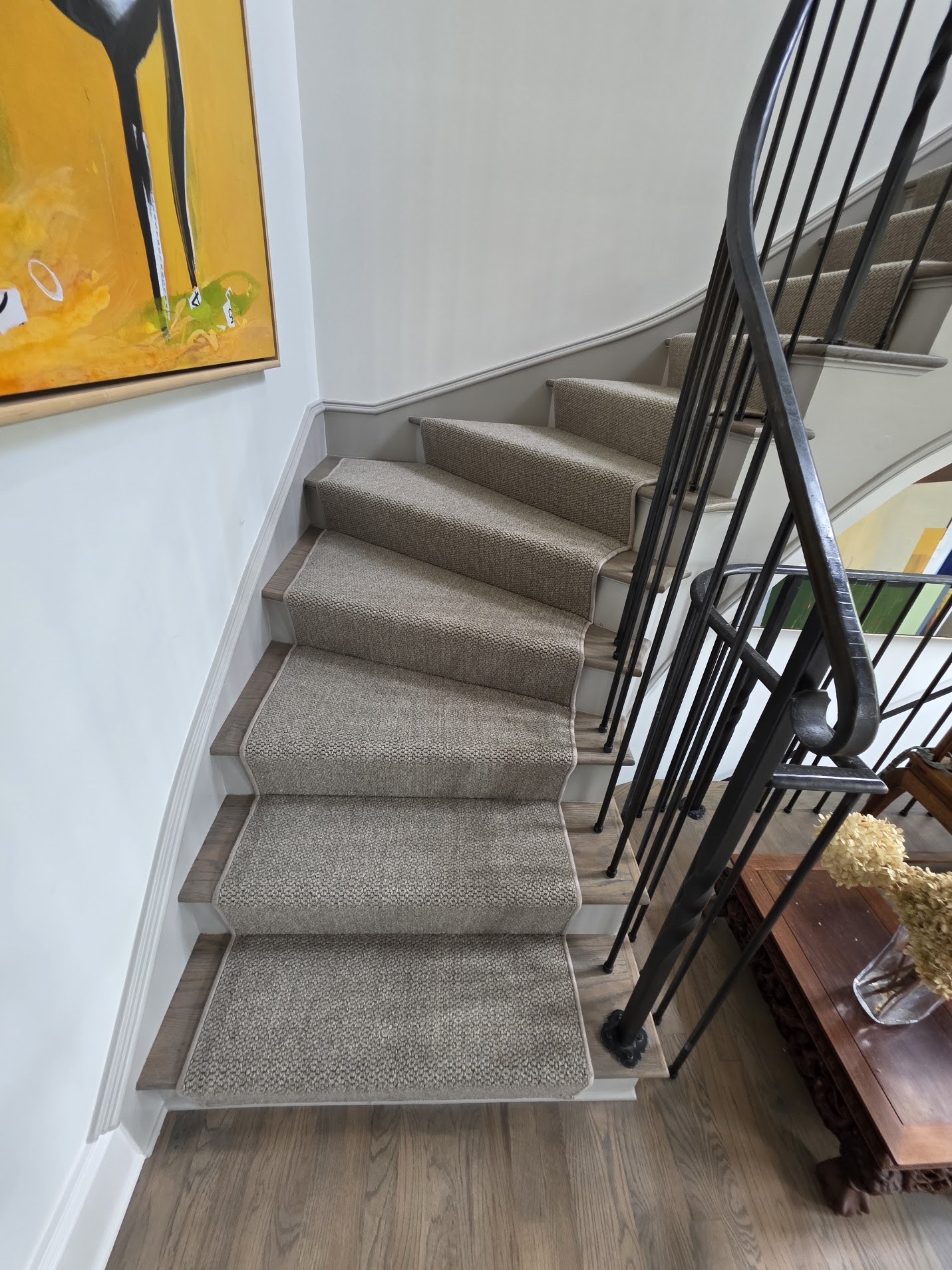 Curved Stair Detail - Buckhead